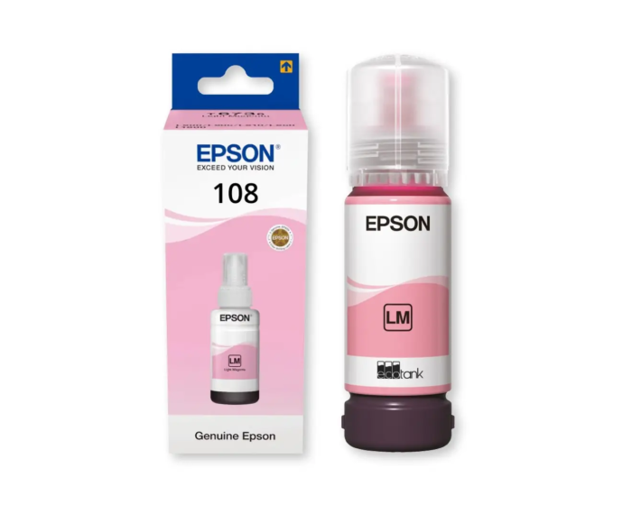 Cartouche, EPSON, 108, 4 500 Pages, L1110, L3110, L3111, L3150, L3151, L3156, L3160, L5190., Original, Jet d'encre, Cyan - Magenta - Yellow - Black