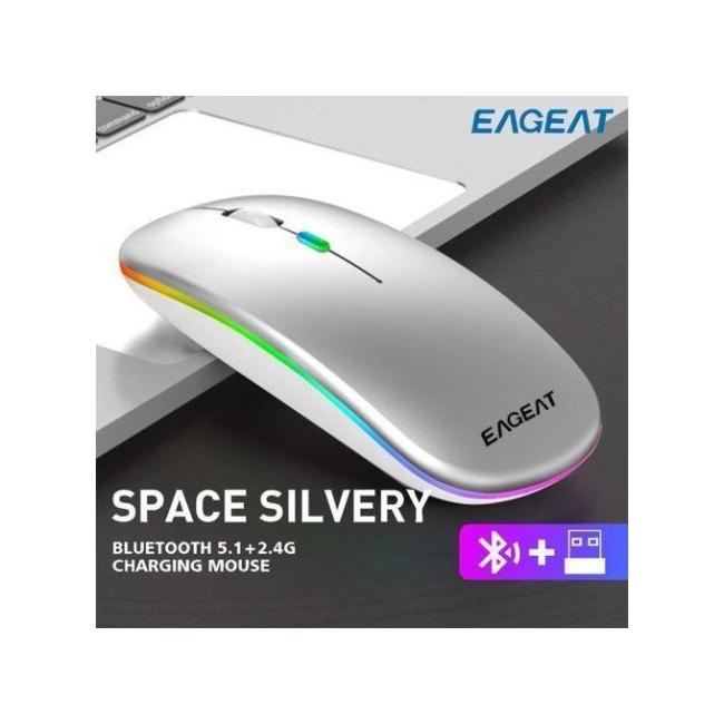 EAGEAT Wireless 2.4GHz Mice Rechargeable Mute