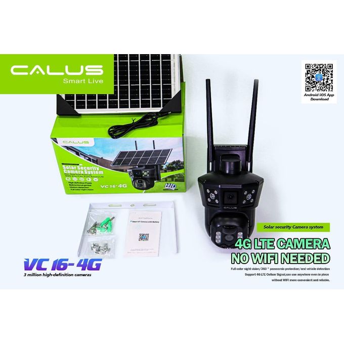 Camera Wifi + SIM 4G - 4K 12MP Outdoor Solar Dual Lens/Dual Screen 4G Wireless CCTV Camera