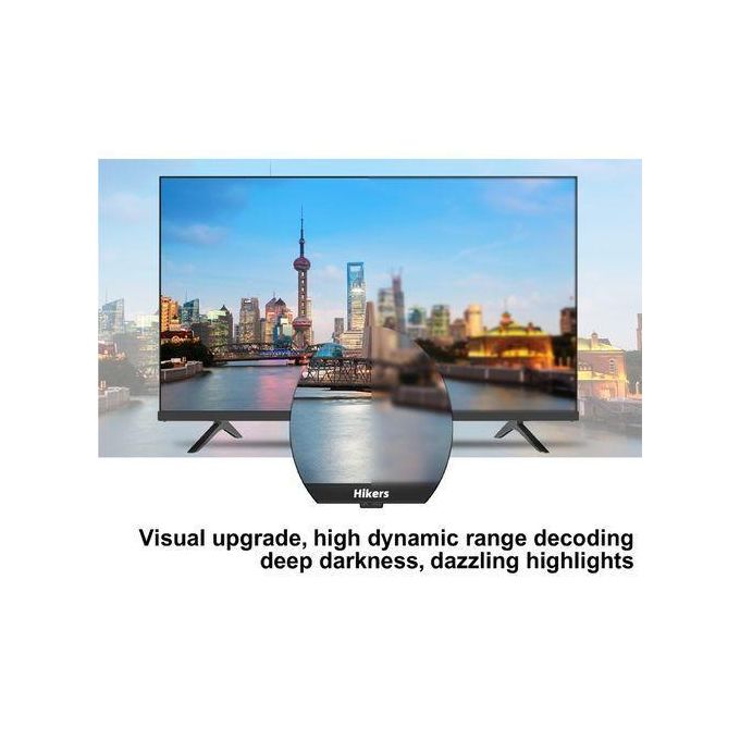 Hikers Android TV LED Analogique - 32?? HD - Noir - Garantie 12 Mois