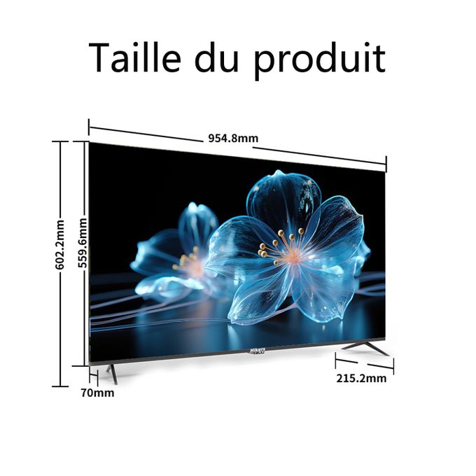 Hikers 43?? Android TV LED Analogique- 43 inch SMART TV FHD - Noir -téléviseur intelligent- 12 Mois De Garantie
