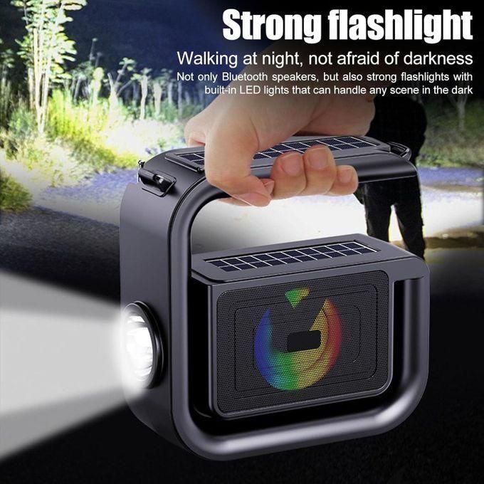 Puissante Enceinte Sans Fil à énergie Solaire Pour Fêtes, Extérieur, Maison Et Chambre