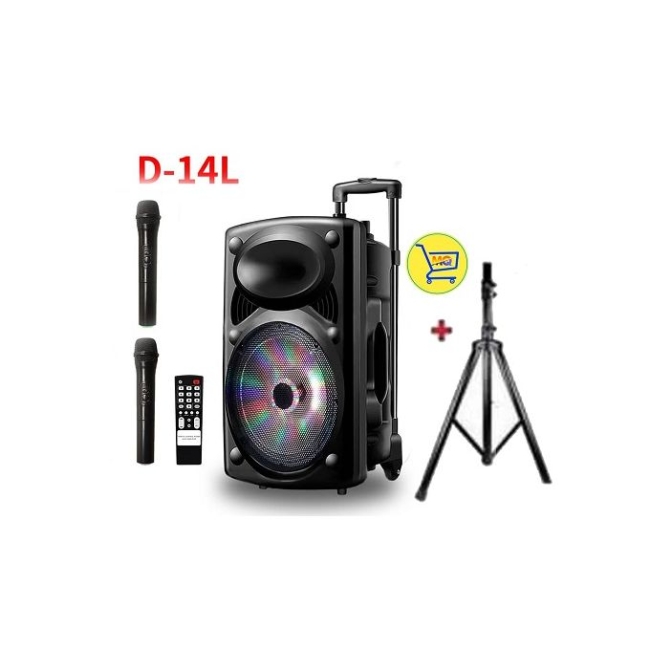 BAFFLE Enceinte Haut Parleur Bluetooth Original +2 Micros + Pieds