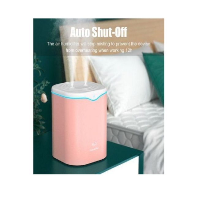 Humidificateurs à Double Pulvérisation 2 L Avec Lumière LED Et 6 Huiles D'aromathérapie
