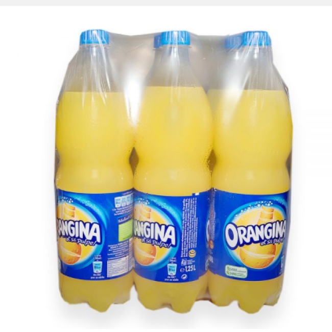 ORANGINA PET 1,25 L (pack de 6 bouteilles)